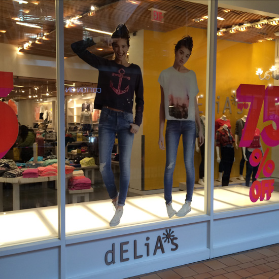 Delias Store Front - Graphic Systems