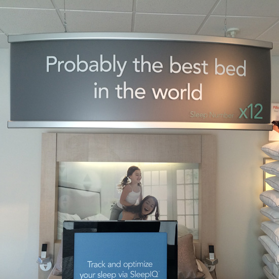 Sleep Number Signage - Graphic Systems